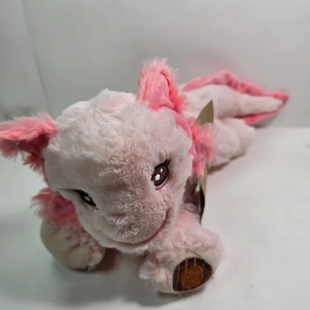 Girl Scouts Lucy the Axolotl Plush 15 inch Own Your Magic Pink Stuffed Animal